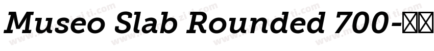 Museo Slab Rounded 700字体转换